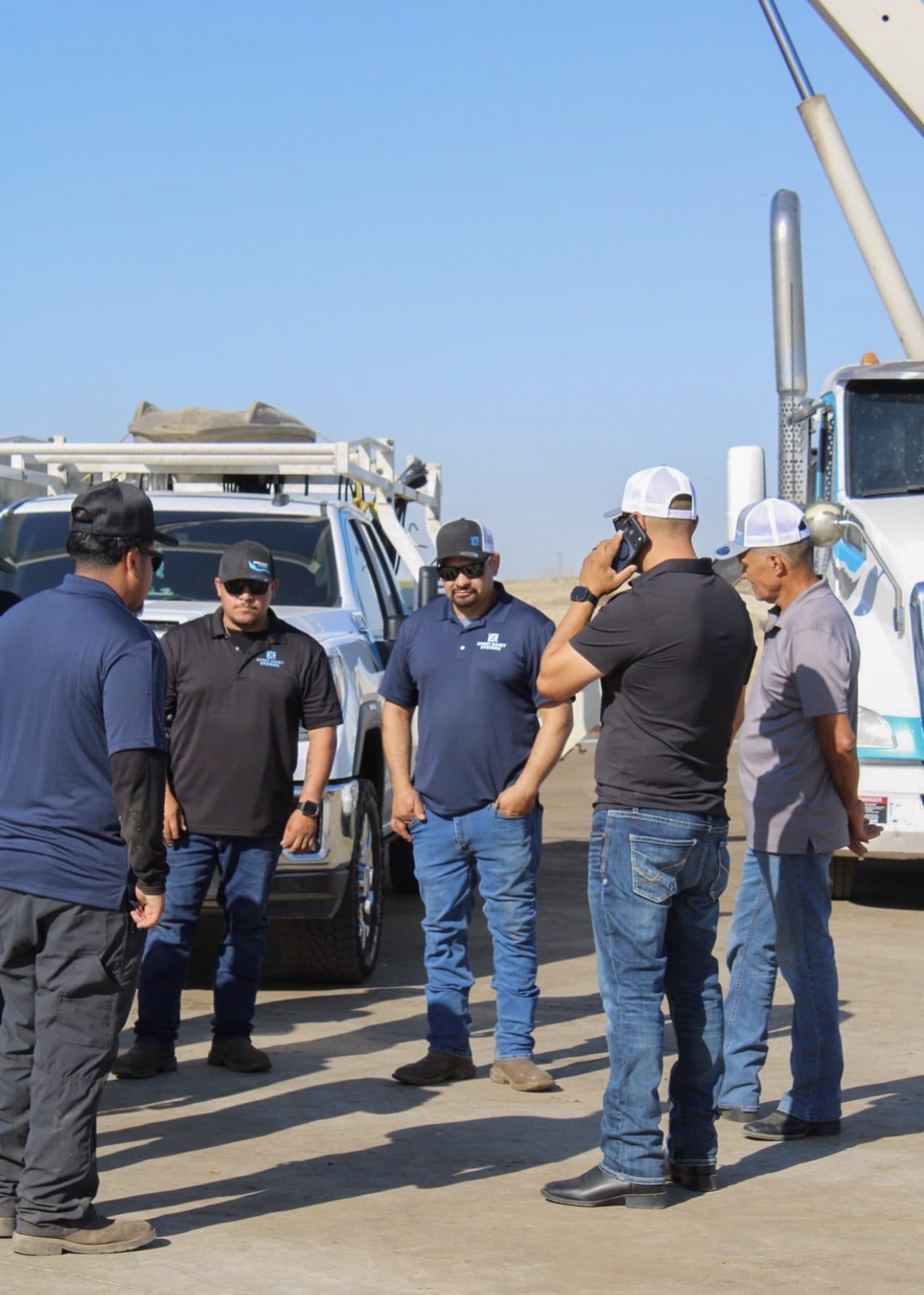 XDS technicians at a Central Valley dairy service call